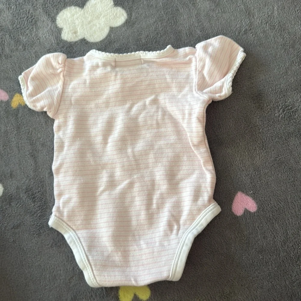 Ralph Lauren Light Pink Baby Bodysuit
